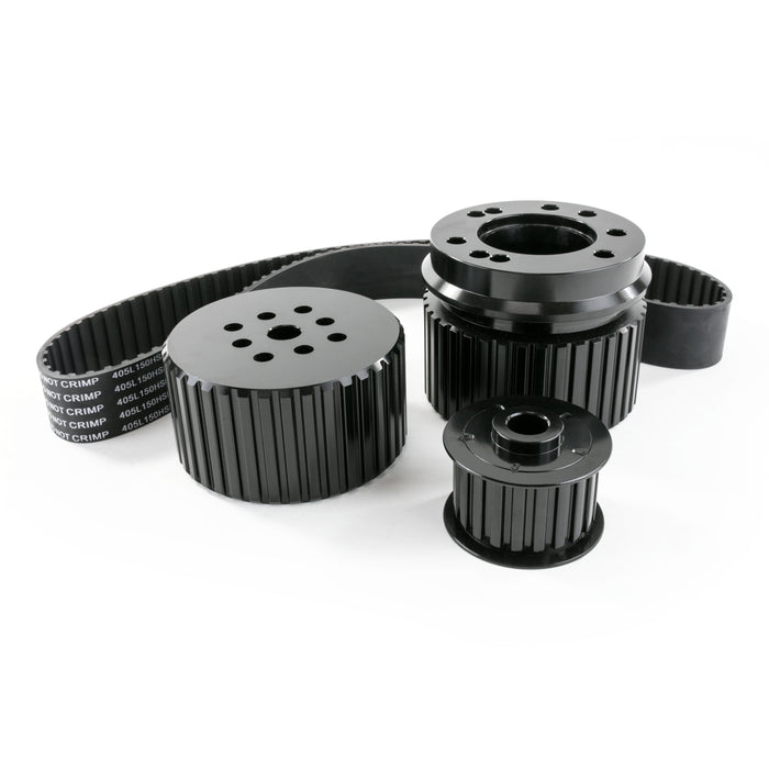 Top Street Performance 10093BK Ford Small Block (289-351W) Gilmer Style Black Pulley Kit. - Truck Part Superstore