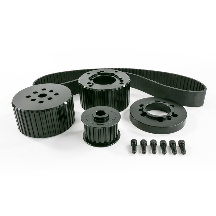 Top Street Performance 10096BK Chrysler Small Block (318-360) Gilmer Style Black Pulley Kit. - Truck Part Superstore