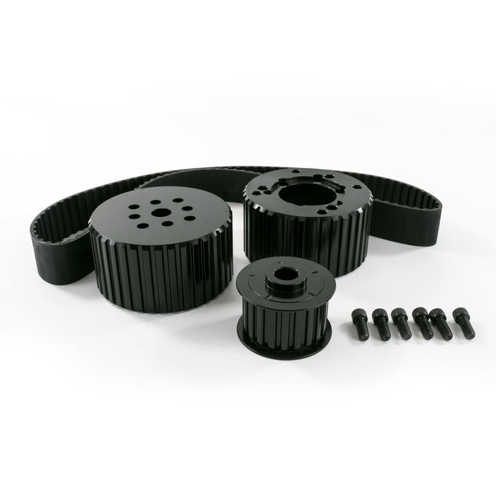 Top Street Performance 10097BK Chrysler Big Block (383-440) Gilmer Style Satin Pulley Kit. - Truck Part Superstore