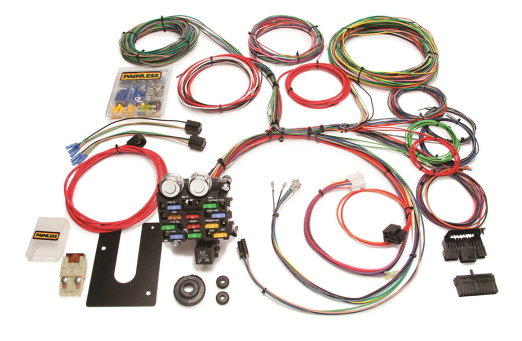 Painless Wiring 10101 21 Circuit Classic Customizable Chassis Harness; GM Keyed Column; - Truck Part Superstore