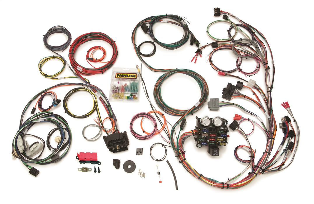 Painless Wiring 10111 23 Circuit Direct Fit Harness; Incl. Connectors/Fuses/Flashers/Relays; - Truck Part Superstore