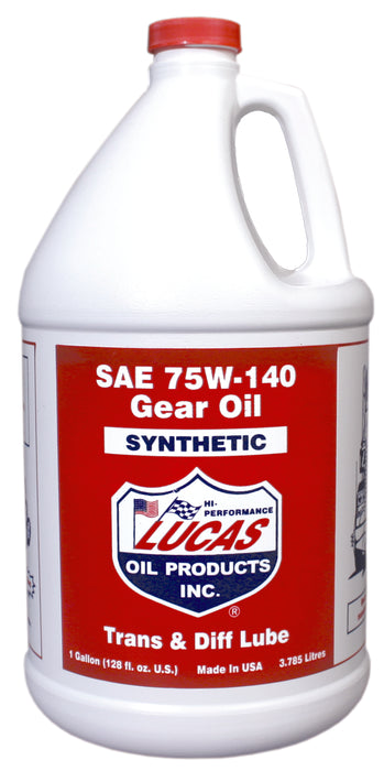 Lucas Oil Products 10122 Synthetic SAE 75W-140 Trans & Diff Lube - Truck Part Superstore