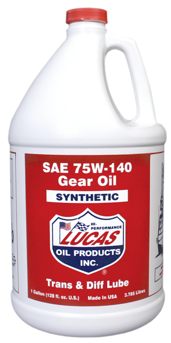 Lucas Oil Products 10122 Synthetic SAE 75W-140 Trans & Diff Lube - Truck Part Superstore