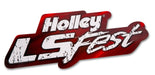 Holley 10133HOL LS Fest Metal Sign; Red w/White Lettering; - Truck Part Superstore