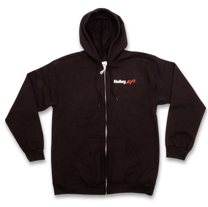 Holley EFI 10134-MDHOL Zip Up Hoodie; Holley EFI; Medium; - Truck Part Superstore