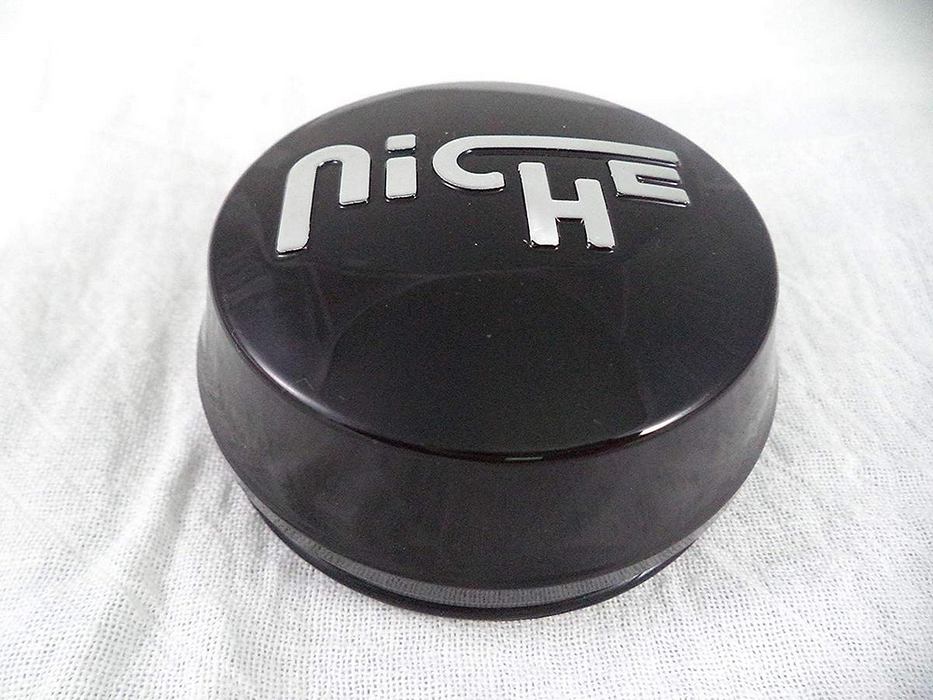 Niche Mono 1014-09-05GBS NICHE .9"TALL 3"ORINGCAP GL-BLK/SIL LOGO - Truck Part Superstore