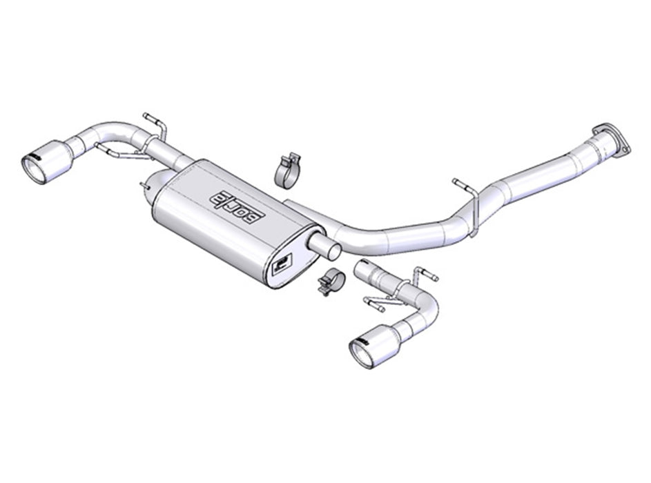 Borla 1014015 Cat-Back(tm) Exhaust System - EC-Type - Truck Part Superstore