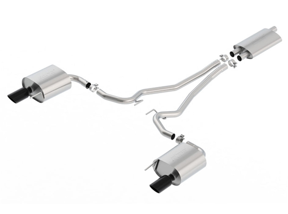 Borla 1014039BC Cat-Back Exhaust System - EC-Type - Touring - Truck Part Superstore