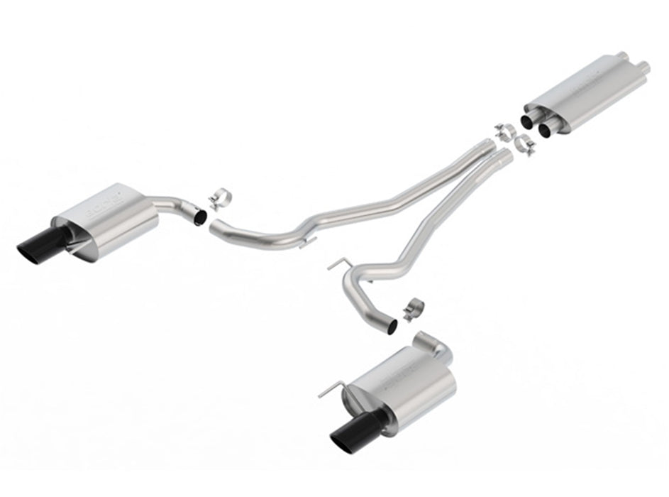 Borla 1014040BC Cat-Back(tm) Exhaust System - EC-Type - Touring - Truck Part Superstore