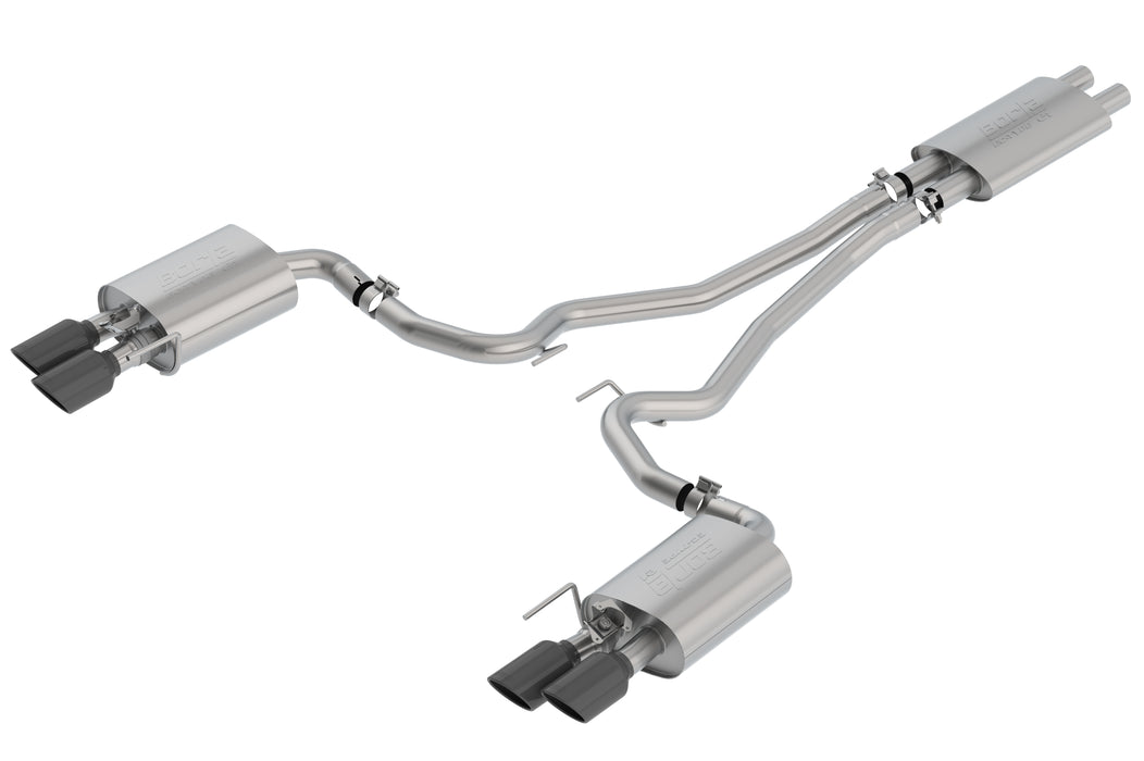Borla 1014045BC Cat-Back(tm) Exhaust System - ECE Approved - Touring - Truck Part Superstore