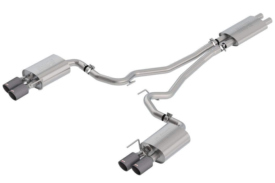 Borla 1014045CF Cat-Back(tm) Exhaust System - ECE Approved - Touring - Truck Part Superstore