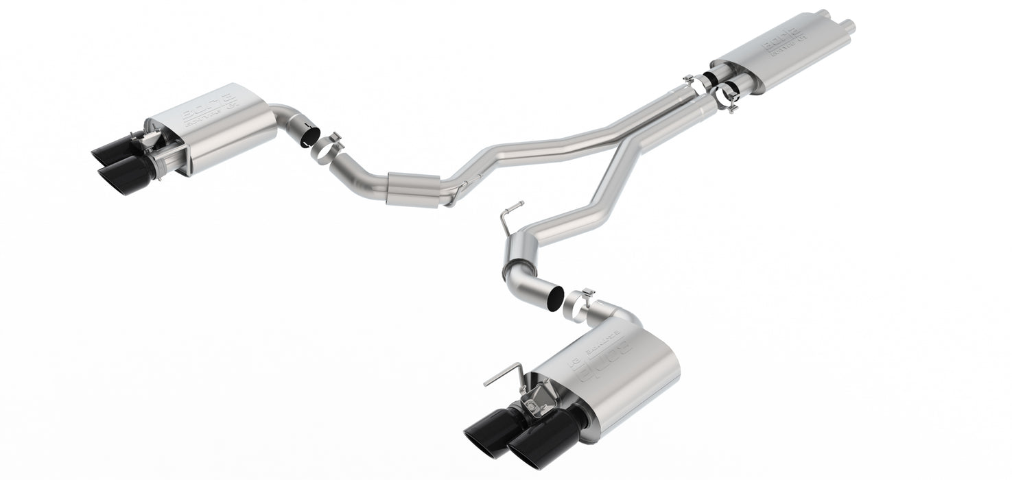 Borla 1014046BC Cat-Back Exhaust System - ECE Approved - Touring - Truck Part Superstore