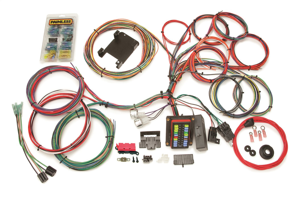 Painless Wiring 10140 26 Circuit Customizable Weatherproof Chassis Harness - Truck Part Superstore