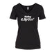 Holley 10171-LGHOL LS Fest Shirt; Ladies; V-Neck; Large; Black; [Available While Supplies Last]; - Truck Part Superstore