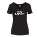 Holley 10171-LGHOL LS Fest Shirt; Ladies; V-Neck; Large; Black; [Available While Supplies Last]; - Truck Part Superstore