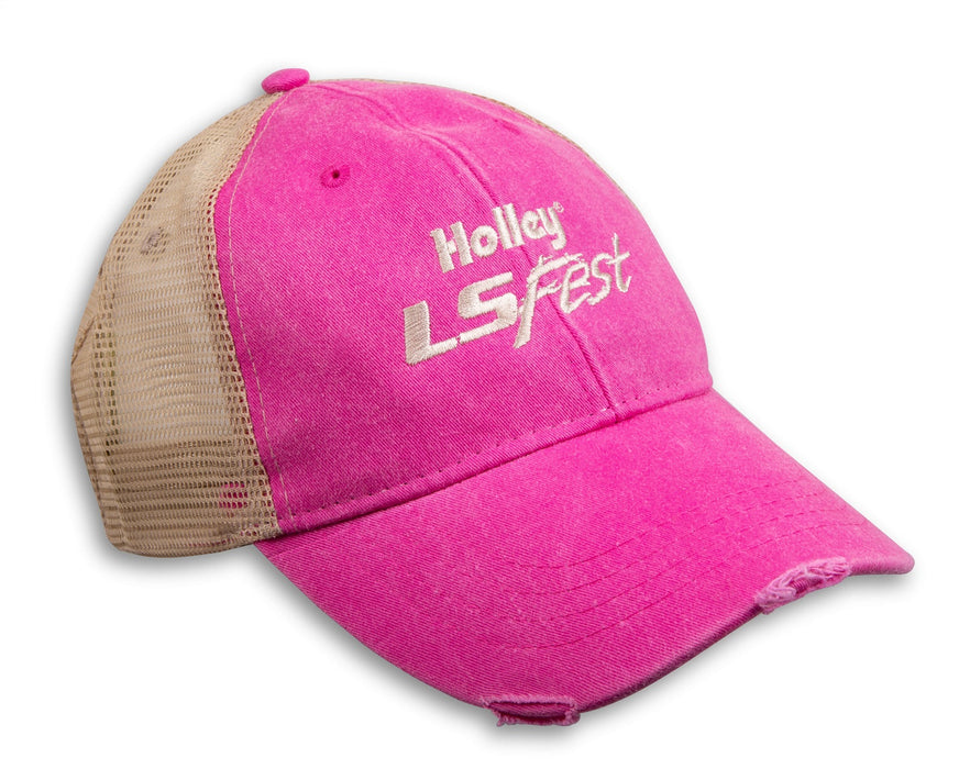 Holley 10172HOL LS Fest Cap; Ladies; Pink; [Available While Supplies Last]; - Truck Part Superstore