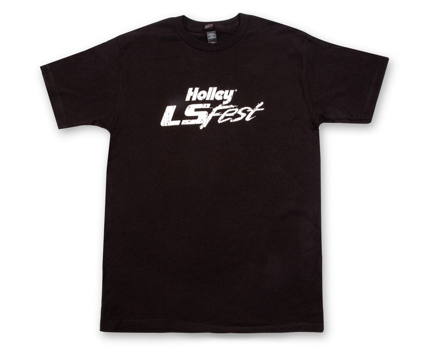 Holley 10175-LGHOL LS Fest Shirt; Unisex; Short Sleeve; Large; Black; - Truck Part Superstore