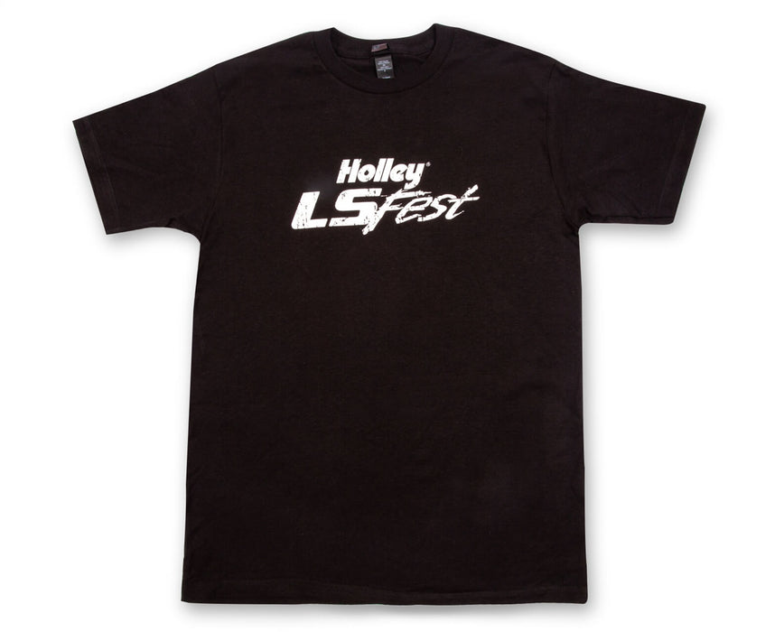Holley 10175-3XHOL LS Fest Shirt; Unisex; Short Sleeve; 3X-Large; Black; - Truck Part Superstore