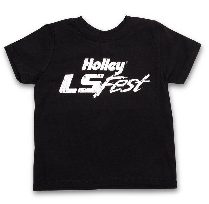 Holley 10187-SMHOL LS Fest Shirt; Youth; Short Sleeve; Small; Black; - Truck Part Superstore