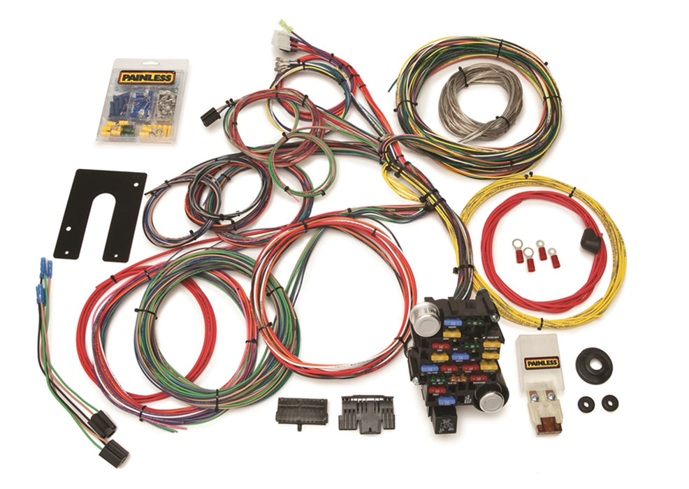 Painless Wiring 10201 28 Circuit Classic-Plus Customizable Chassis Harness; GM Keyed Column; - Truck Part Superstore