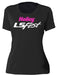 Holley 10217-LGHOL Ladies Holley LS Fest Performance Tee; Large; Black/Pink; Short Sleeve; Dri-Fit; - Truck Part Superstore