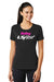Holley 10217-LGHOL Ladies Holley LS Fest Performance Tee; Large; Black/Pink; Short Sleeve; Dri-Fit; - Truck Part Superstore
