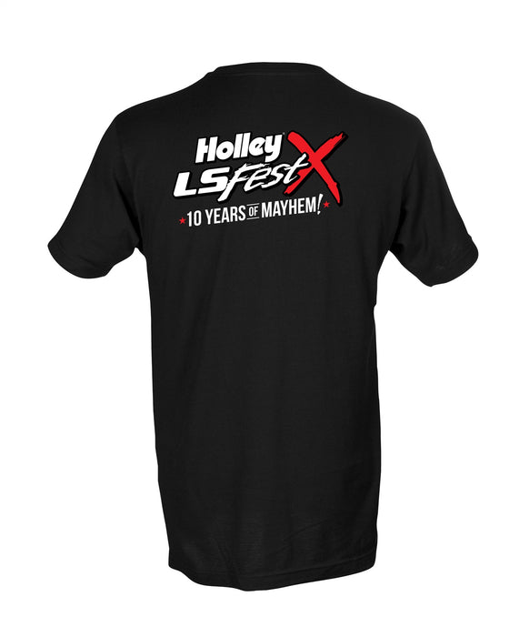 Holley 10220-LGHOL Holley LS Fest 10 Year Anniversary Event T-Shirt - Truck Part Superstore