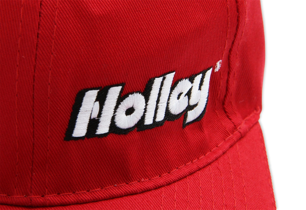 Holley 10230HOL Holley Fuel Your Passion Cap; Red; Velcro Strap; Adjustable; - Truck Part Superstore