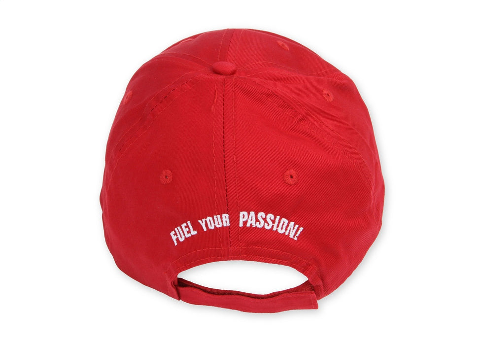 Holley 10230HOL Holley Fuel Your Passion Cap; Red; Velcro Strap; Adjustable; - Truck Part Superstore