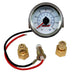 Kleinn Automotive Air Horns 1023 Dual Needle Panel Mount Air Pressure Gauge - Truck Part Superstore