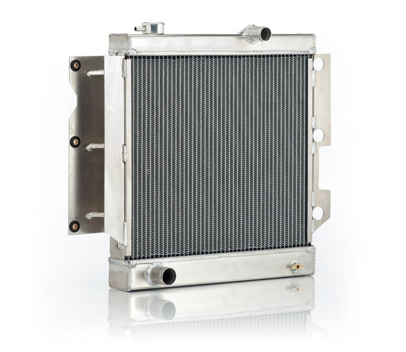 Be Cool 10242 Radiator for 87-06 Jeep Wrangler TJ/YJ w/Std Trans Aluminator Natural Finish Be Cool Radiator - Truck Part Superstore