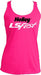 Holley 10246-LGHOL LS Ladies Racerback Tank; Pink; Crew Neck; Tank; Large; - Truck Part Superstore