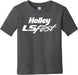 Holley 10261-2THOL LS Fest Toddler; Gray; Crew Neck; Short Sleeve; Tee; Youth 2T; - Truck Part Superstore