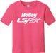 Holley 10262-2THOL LS Fest Toddler; Pink; Crew Neck; Short Sleeve; Tee; Youth 2T; - Truck Part Superstore