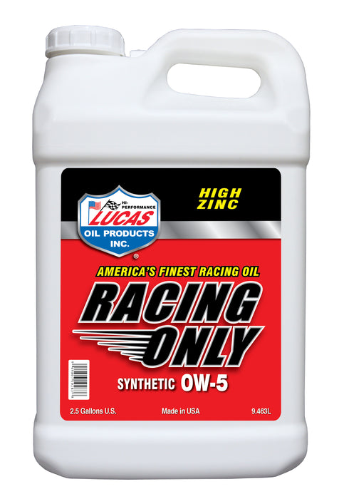 Lucas Oil Products 10283 Synthetic SAE 0W-05 Racing Oil - Truck Part Superstore