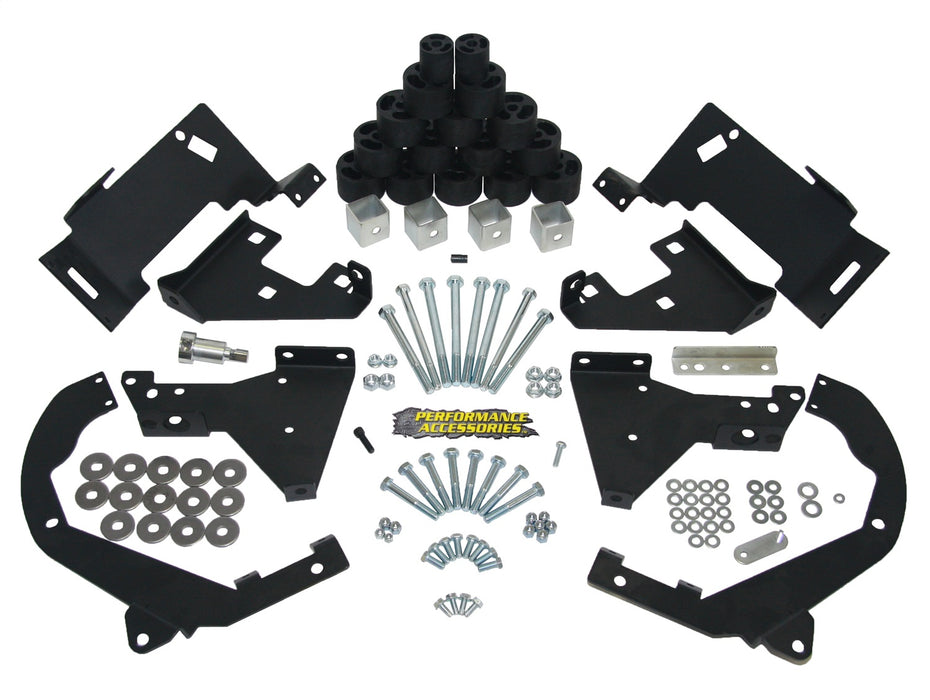 Performance Accessories PA10292 2 Inch Body Lift Kit 14-15 Chevrolet Silverado 1500 2WD/4WD Gas Performance Accessories - Truck Part Superstore
