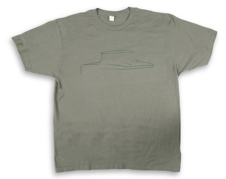 Holley 10297-3XHOL Holley Classic Truck Tee; Green; 3X-Large; 60-66 C10; - Truck Part Superstore