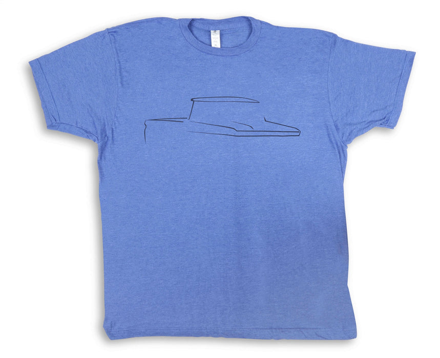 Holley 10298-XLHOL Holley Classic Truck Tee; Blue; X-Large; 60-66 C10; - Truck Part Superstore