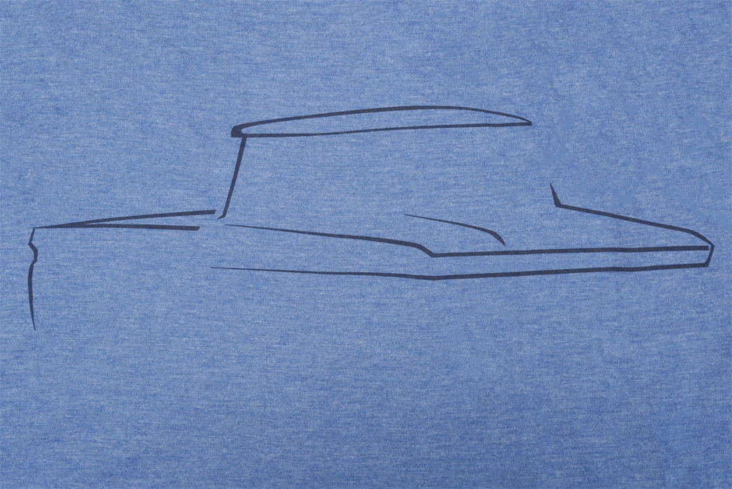 Holley 10298-XLHOL Holley Classic Truck Tee; Blue; X-Large; 60-66 C10; - Truck Part Superstore