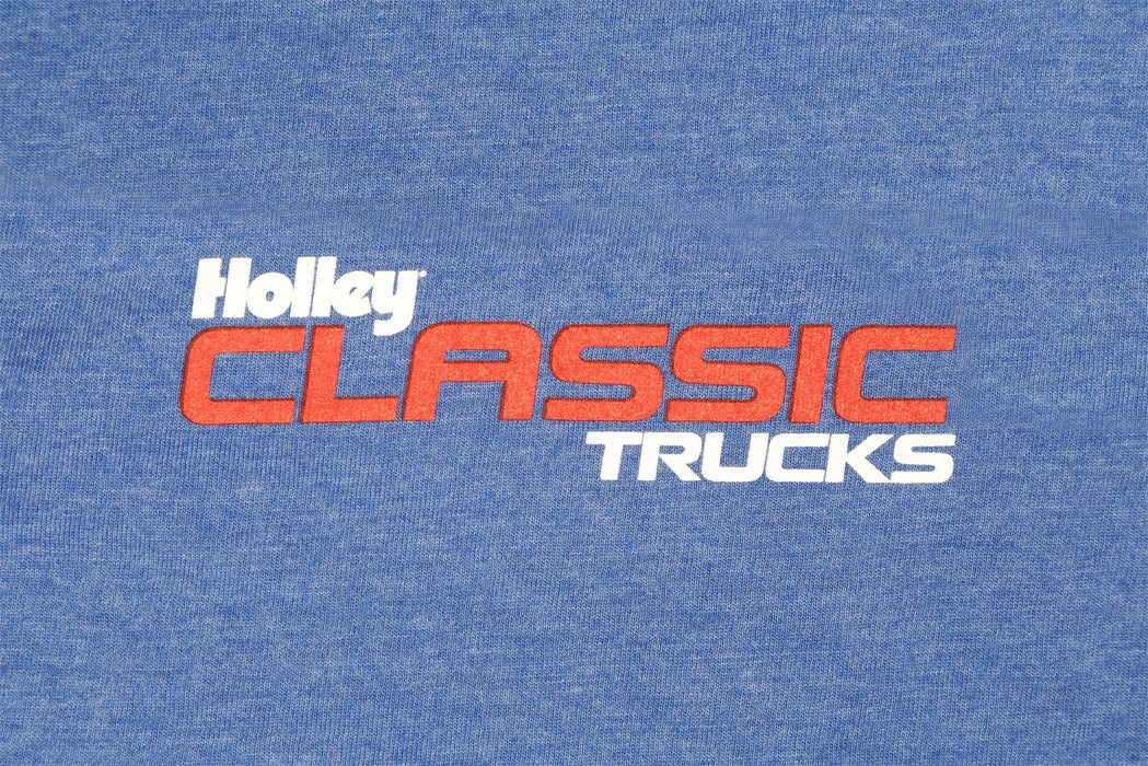 Holley 10298-XLHOL Holley Classic Truck Tee; Blue; X-Large; 60-66 C10; - Truck Part Superstore