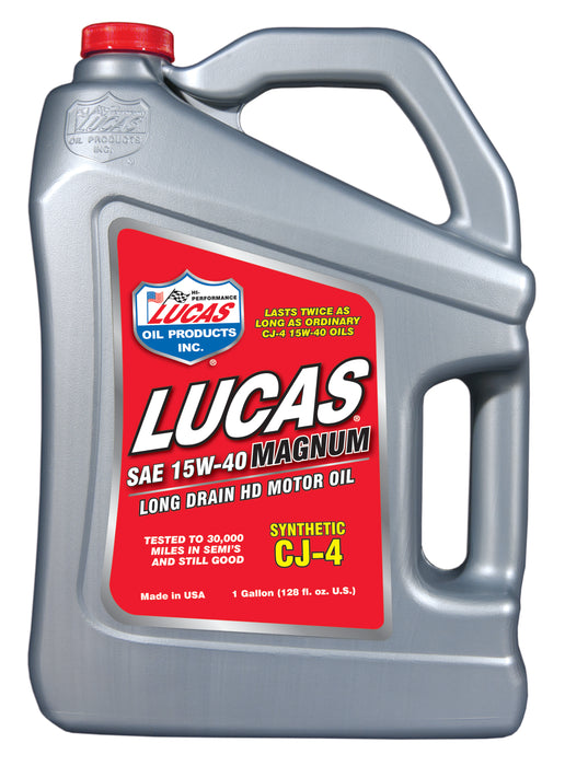 Lucas Oil Products 10299 Synthetic SAE 15W-40 "CJ-4" Motor Oil - Truck Part Superstore