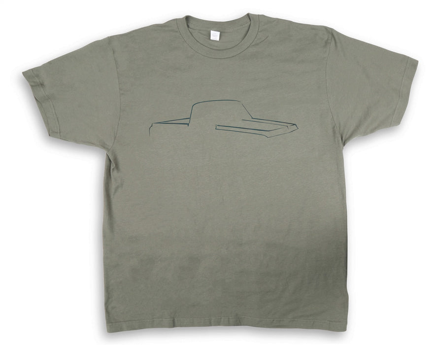 Holley 10300-MDHOL Holley Classic Truck Tee; Green; Medium; 67-72 C10; - Truck Part Superstore