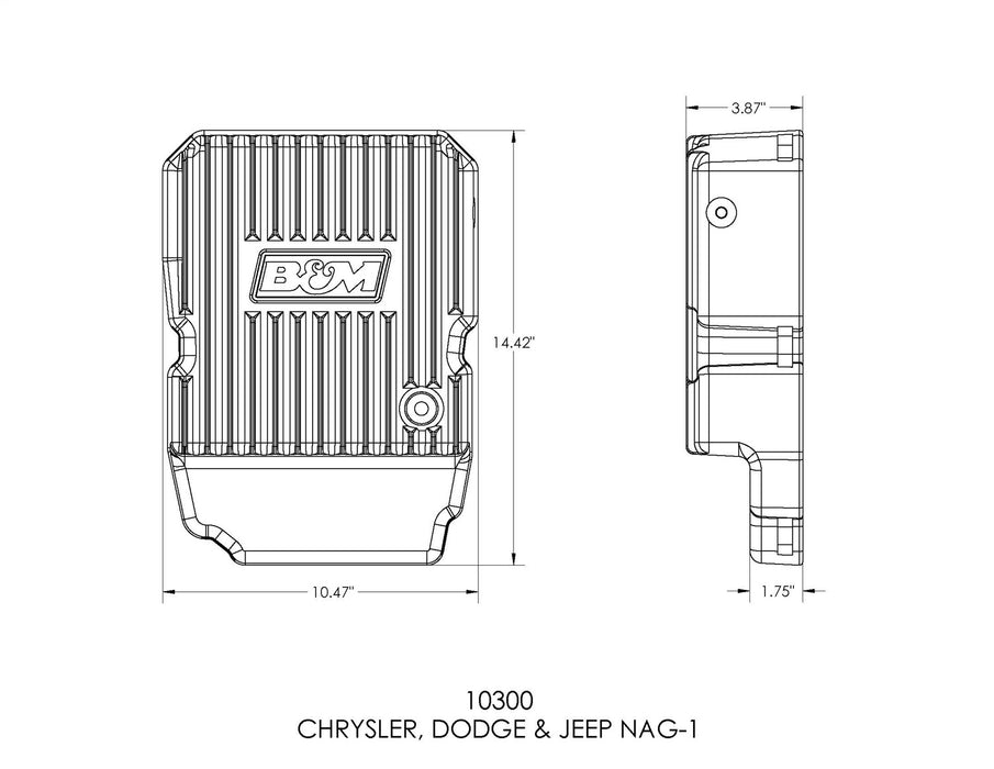 B&M 10300 Transmission Oil Pan - Truck Part Superstore