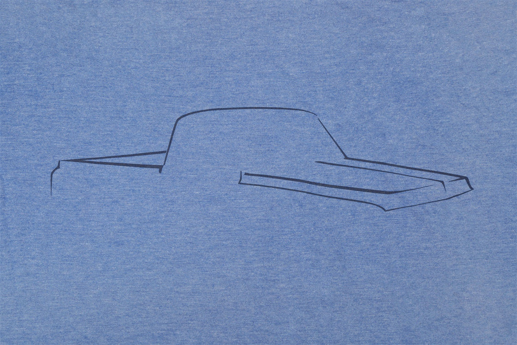 Holley 10301-3XHOL Holley Classic Truck Tee; Blue; 3X-Large; 67-72 C10; - Truck Part Superstore