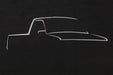 Holley 10302-2XHOL Holley Classic Truck Tee; Black; 2X-Large; 88-98 C1500; - Truck Part Superstore