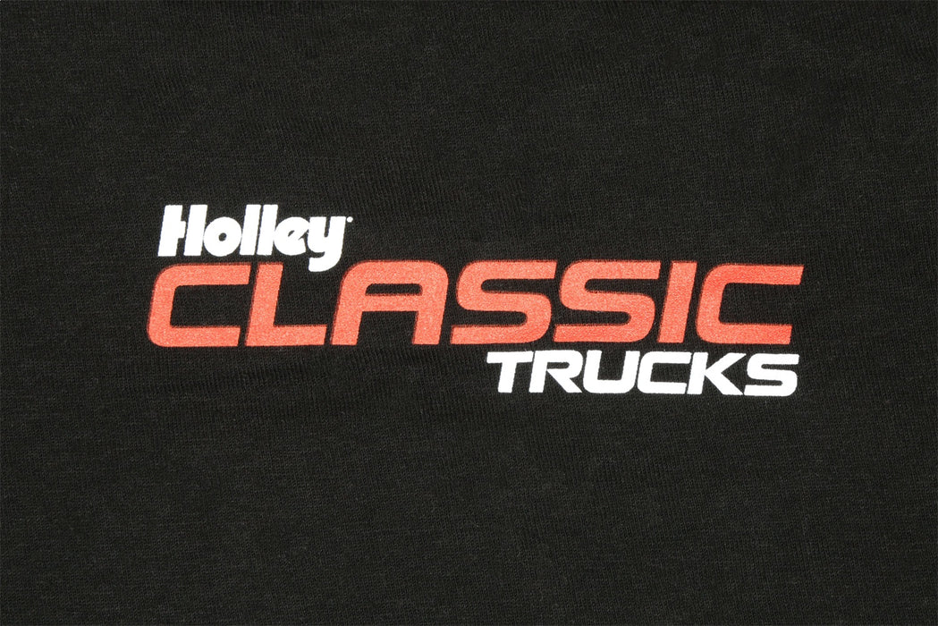 Holley 10302-SMHOL Holley Classic Truck Tee; Black; Small; 88-98 C1500; - Truck Part Superstore