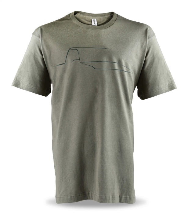 Holley 10303-MDHOL Holley Classic Truck Tee; Green; Medium; 88-98 C1500; - Truck Part Superstore