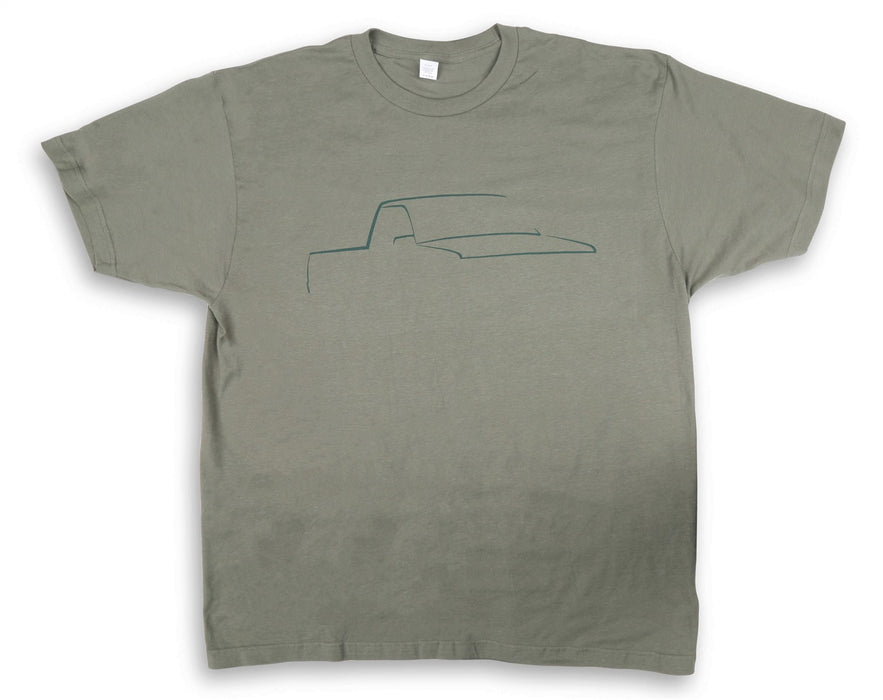 Holley 10303-MDHOL Holley Classic Truck Tee; Green; Medium; 88-98 C1500; - Truck Part Superstore