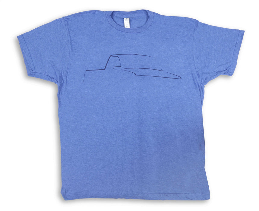 Holley 10304-LGHOL Holley Classic Truck Tee; Blue; Large; 88-98 C1500; - Truck Part Superstore