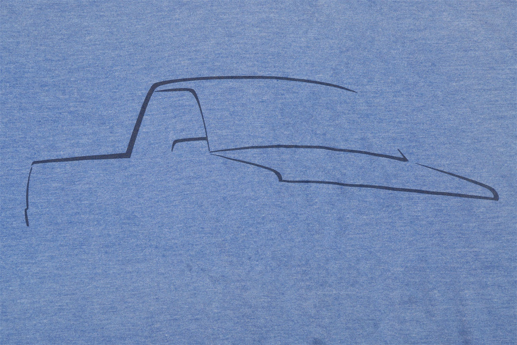 Holley 10304-LGHOL Holley Classic Truck Tee; Blue; Large; 88-98 C1500; - Truck Part Superstore